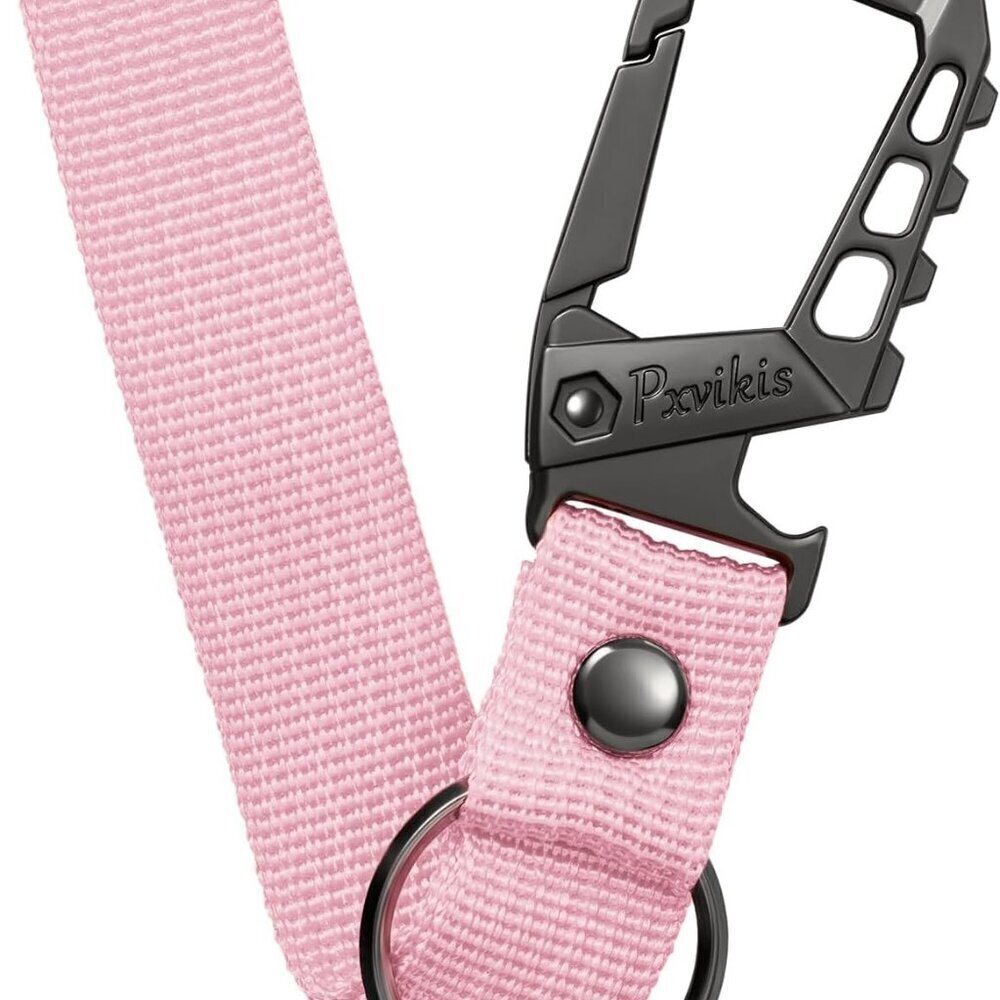 Heavy Duty Metal Key Chain with Bottle Opener Unisex Carkey Loop
